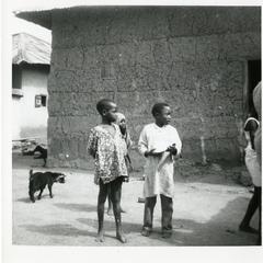 Kids in Komolafe compound
