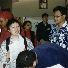 Students at 1999 Multicultural Graduation Reception
