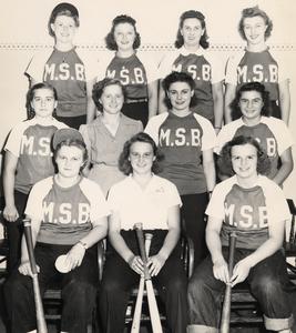 M.S.B. Girls' softball team