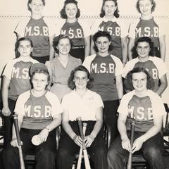 M.S.B. Girls' softball team