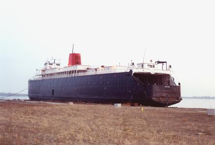 The Viking docked in Erie, Pennsylvania