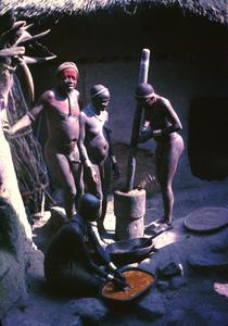Group of People Cooking on Jos Plateau