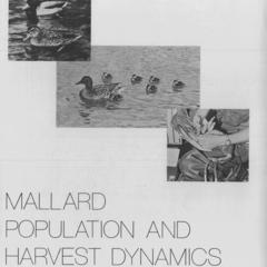 Mallard population and harvest dynamics in Wisconsin
