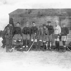 Hockey match at the 1916 Ice Carnival