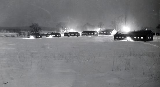 CCC camp in the winter