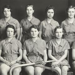 Women's field hockey team, 1933