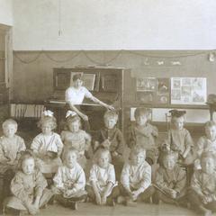 First kindergarten class at Superior Teachers College