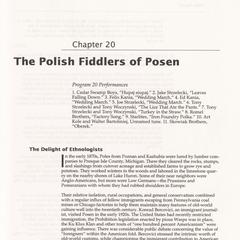 The Polish fiddlers of Posen
