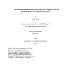 Mechanistic Studies and Catalyst Development of Palladium-Catalyzed Aerobic C–H Oxidations of (Hetero)Aromatics