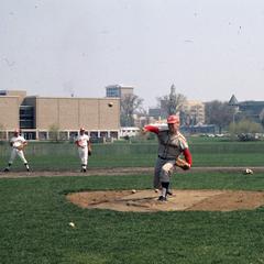 Baseball practice, 1972