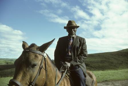 People of South Africa : Xhosa man on horseback