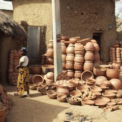Pottery sellers