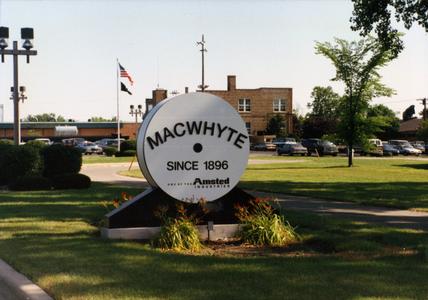 MacWhyte Wire Rope Company sign