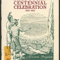 Sheboygan centennial celebration, 1853-1953 : official souvenir program and historic booklet, August 9th thru 15th, 1953