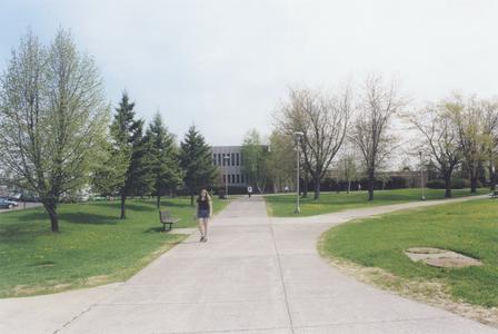 Sidewalk to Rothwell Student Center, 2001