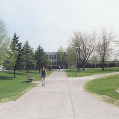 Sidewalk to Rothwell Student Center, 2001