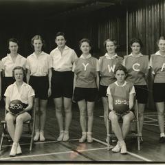 Young Women's Christian Association Intramural Basketball and Volleyball team winners