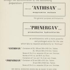 Anthisan & Phenergan advertisement