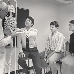 Dr. James C. Pettersen with students
