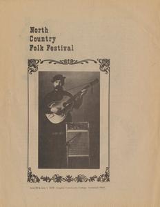 North Country Folk Festival program, 1979