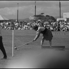 Hammer toss, 1988 St. Andrews Highland Games, no. 1 of 3