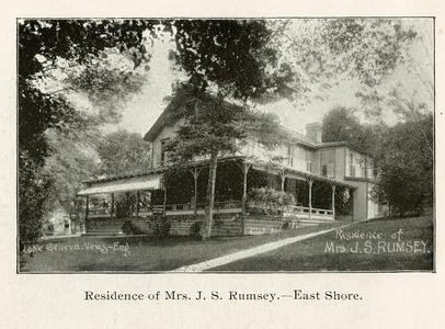 Residence of Mrs. J. S. Rumsey