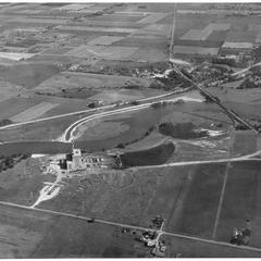 Aerial photo of the Wisconsin Power and Light station