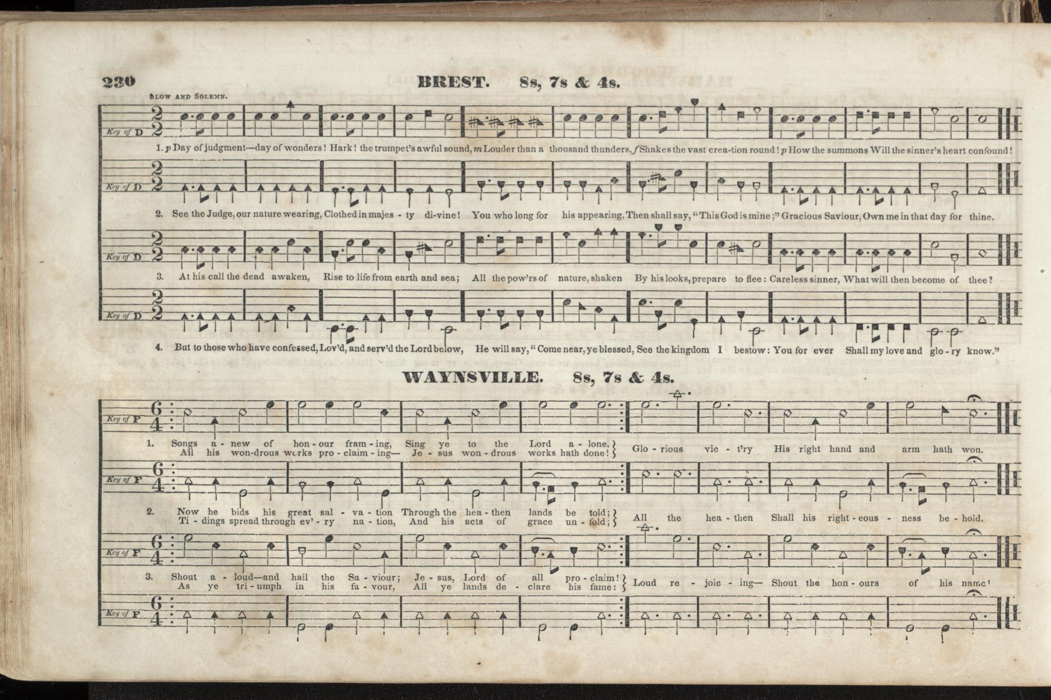 The Christian minstrel a new system of musical notation with a collection of Psalm tunes
