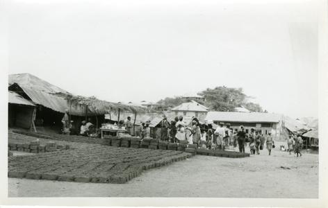 Bricks being sold in Esa Oke market