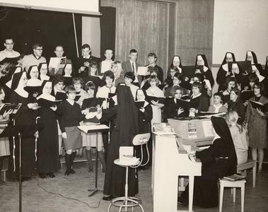 Choir practice, Manitowoc, December 1966