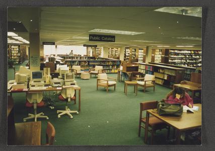 Photo of main area of the library