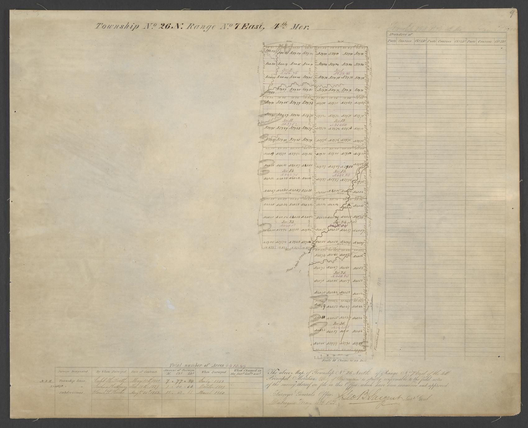 [Public Land Survey System map : Wisconsin Township 26 North, Range 07 East]