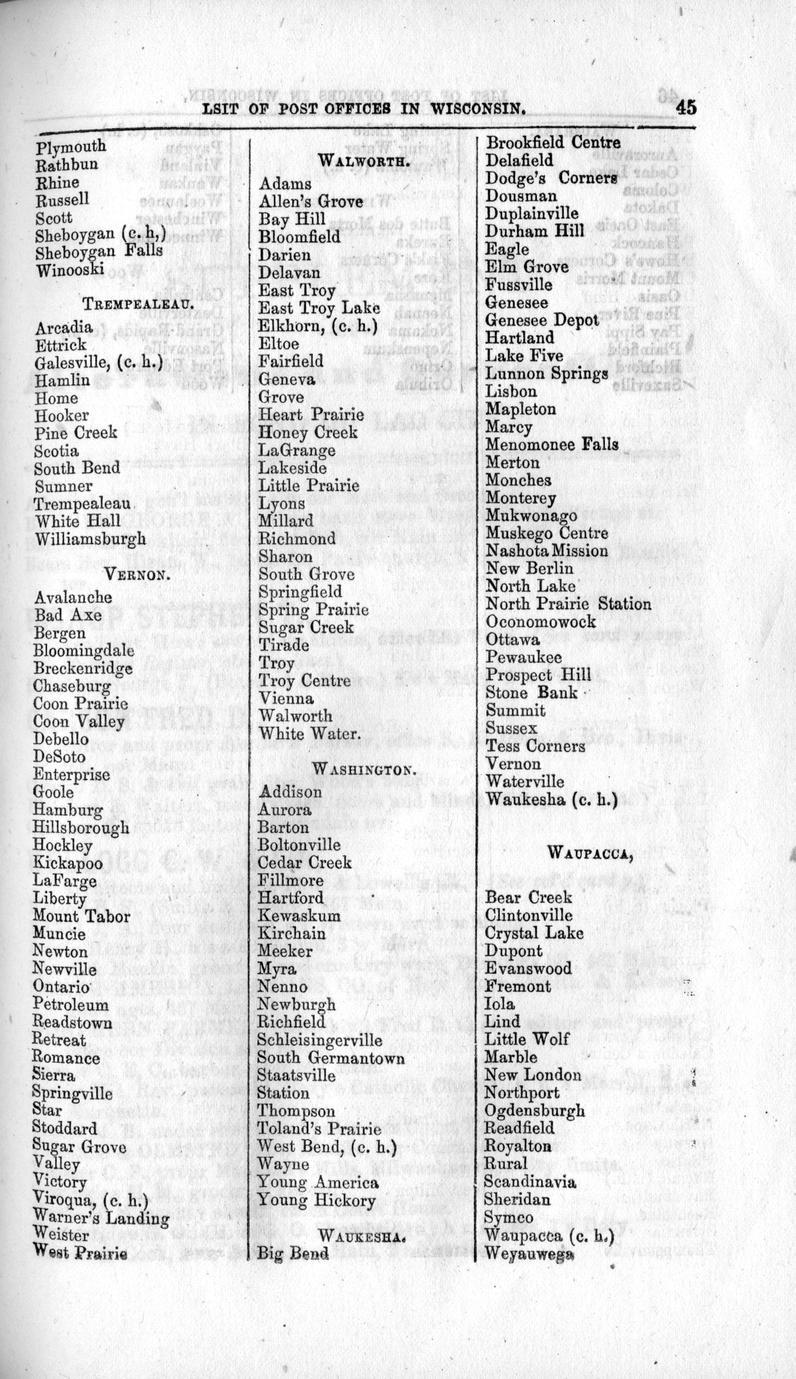 Fond du Lac County gazetteer Full view UWDC UWMadison Libraries