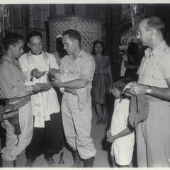 Baptismal rite, Luzon, 1945