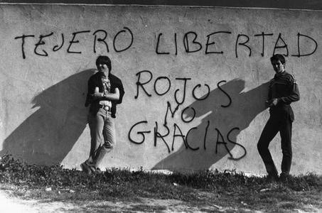 Spanish right-wing graffiti
