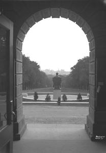 Lincoln Statue viewed from Bascom Hall