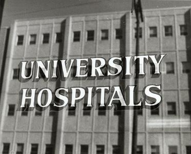 University Hospitals sign