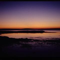 Sunset over an estuary, Sutherland