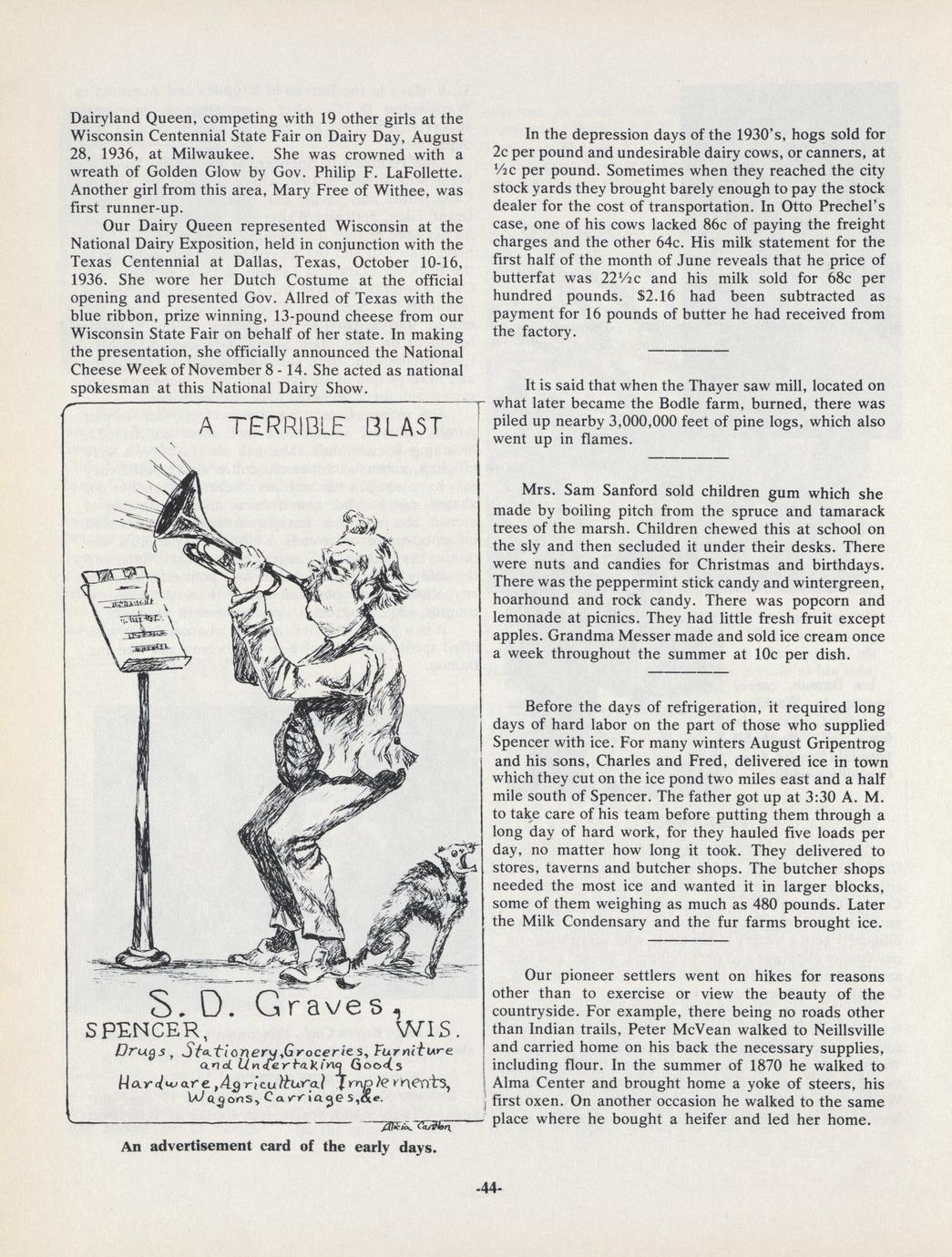 Spencer, Wisconsin, 18741974 Full view UWDC UWMadison Libraries