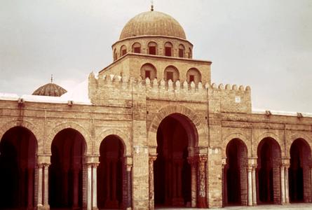 Exterior of Grand Mosque in Kairouan