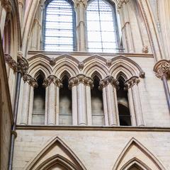 Lincoln Cathedral southeast transept west wall