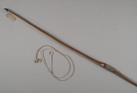 Bow made by Aldo Leopold with bowstring