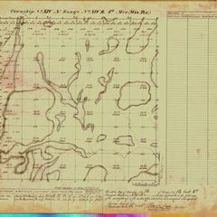 [Public Land Survey System map: Wisconsin Township 14 North, Range 14 East]