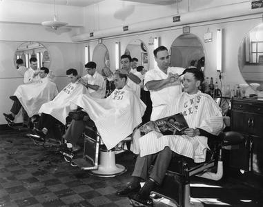 Barber shop, Memorial Union