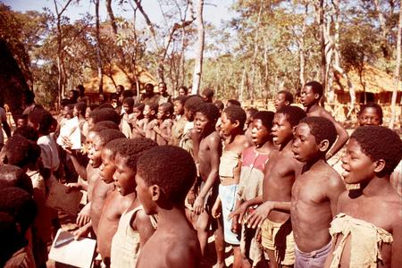 Group of Child Recruits in the Popular Resistance Movement for the Liberation of Angola