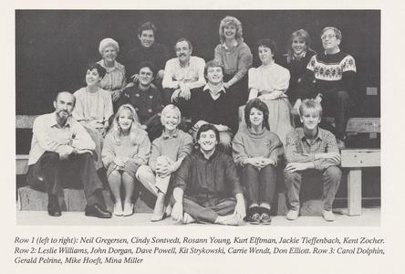 Cast photo - "Spoon River Anthology" - Fall 1987
