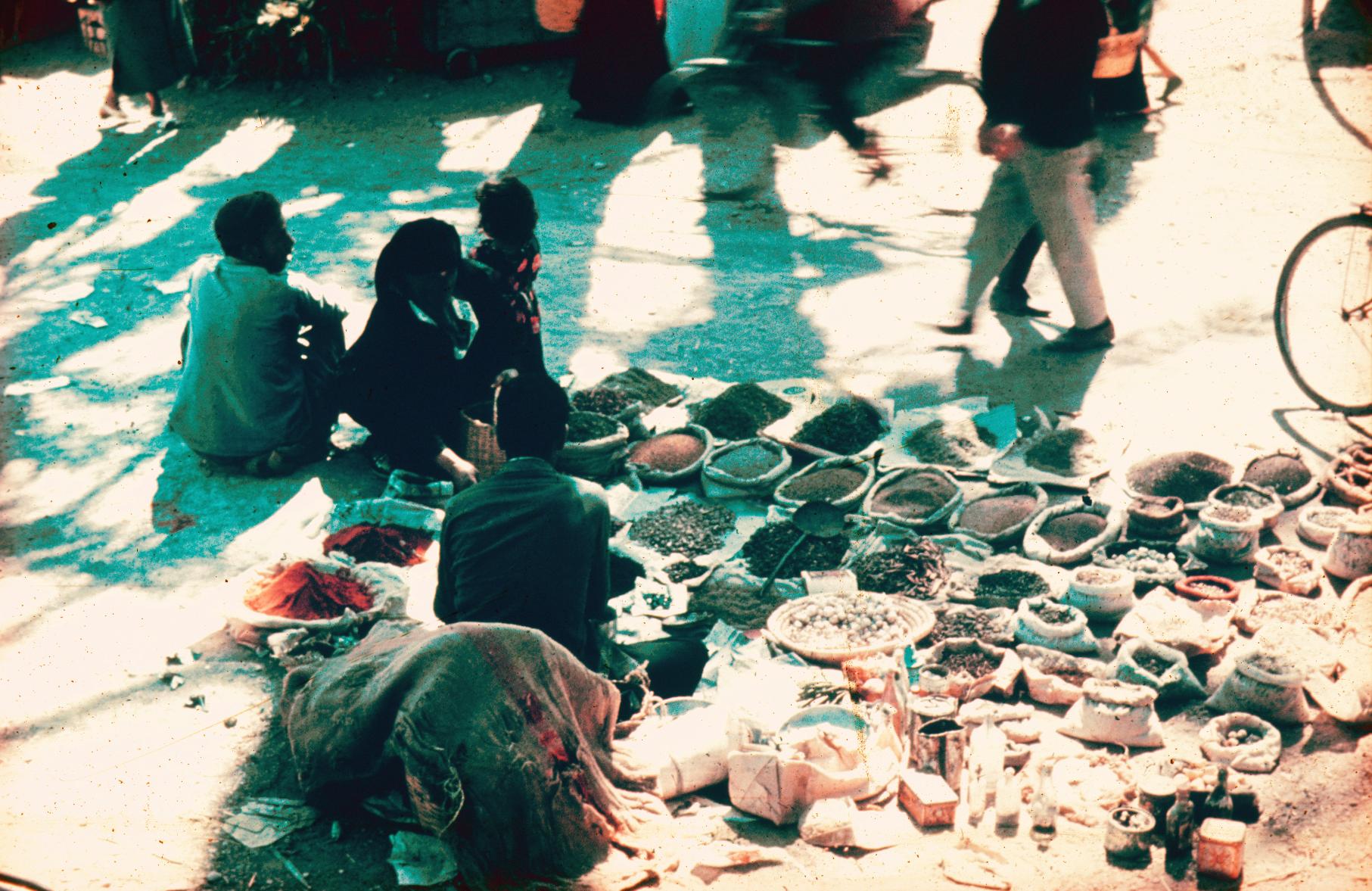 Merchant in Marrakech Market