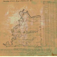 [Public Land Survey System map: Wisconsin Township 22 North, Range 14 East]
