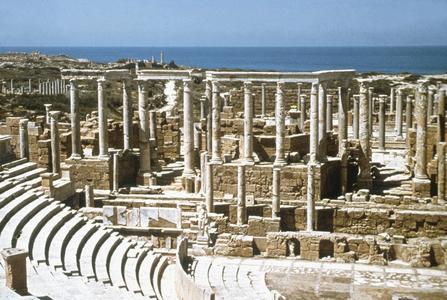 The Amphitheater at Leptis Magna