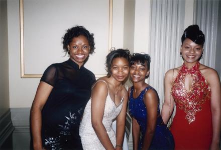 Female students at 2000 Ebony Ball